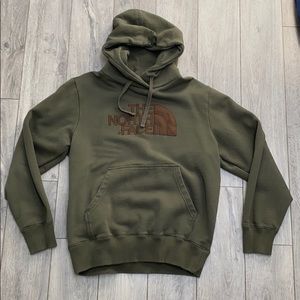 Army green Northface hoodie